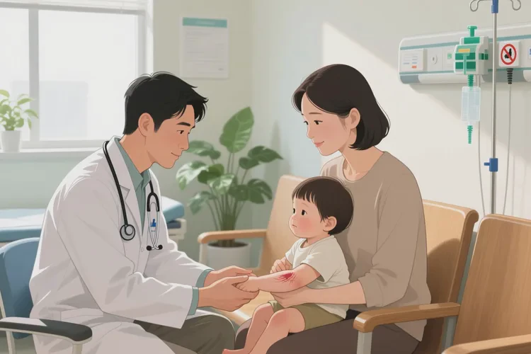 小儿手臂起湿疹能治愈吗(图4)