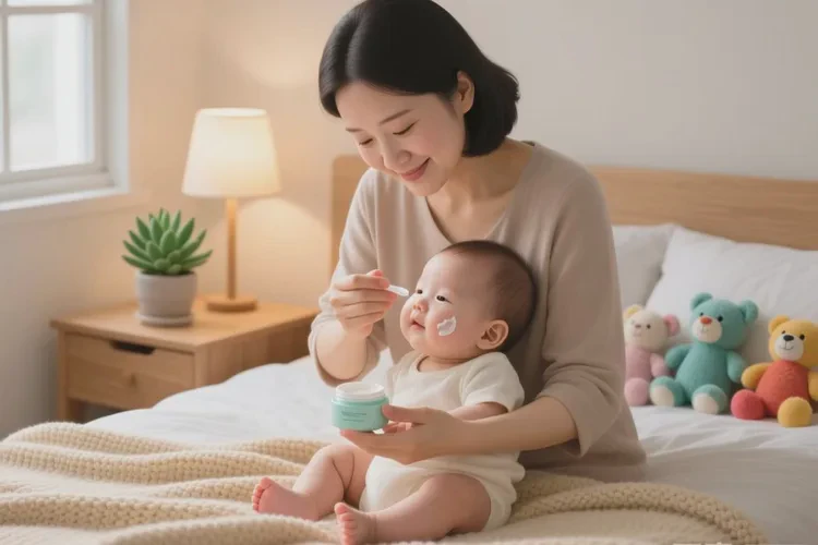 婴儿大腿经常长湿疹可以治愈吗(图1)