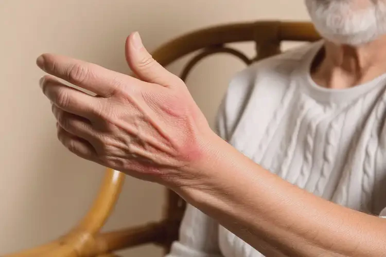 老人手臂上出湿疹能治好吗(图4)