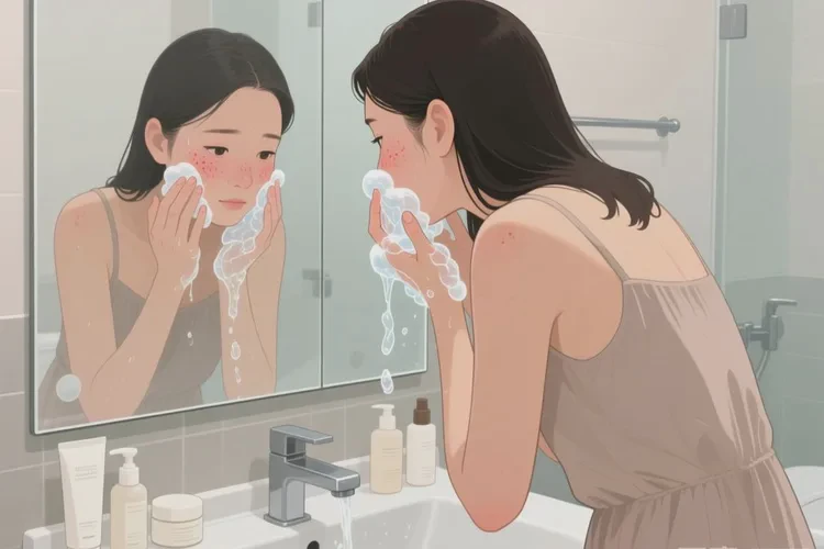 女人面部容易长湿疹能靠自己自愈吗(图1)