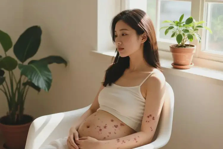 女性肚子偶尔起湿疹能治好吗(图2)