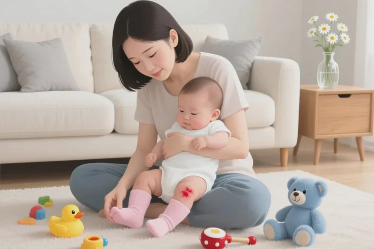 婴儿脚上偶尔起湿疹可以治愈吗(图1)