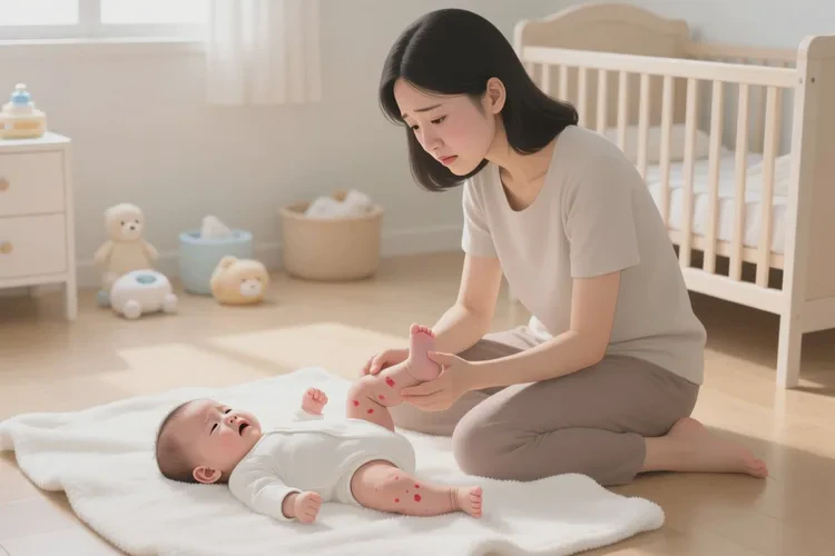 婴儿四肢起湿疹可以治愈吗(图1)