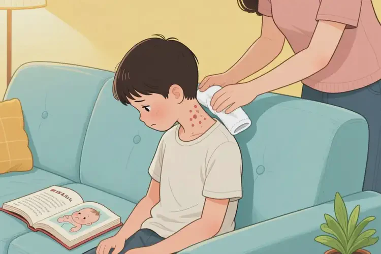 孩子脖子经常长湿疹能治好吗(图3)