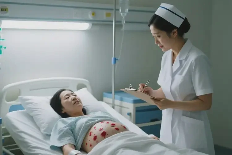 产妇肚子长湿疹可不可以彻底自愈(图1)