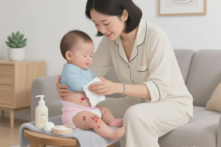 儿童屁股容易长湿疹可以治愈吗(图1)