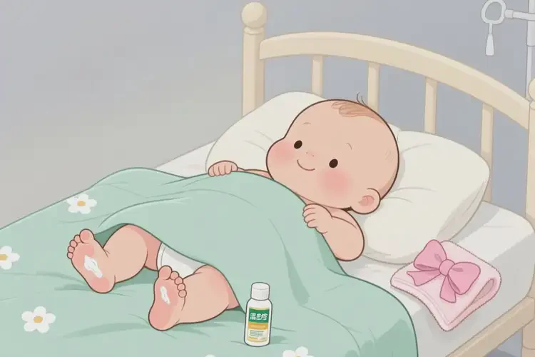 婴幼儿脚上起湿疹能治好吗(图1)