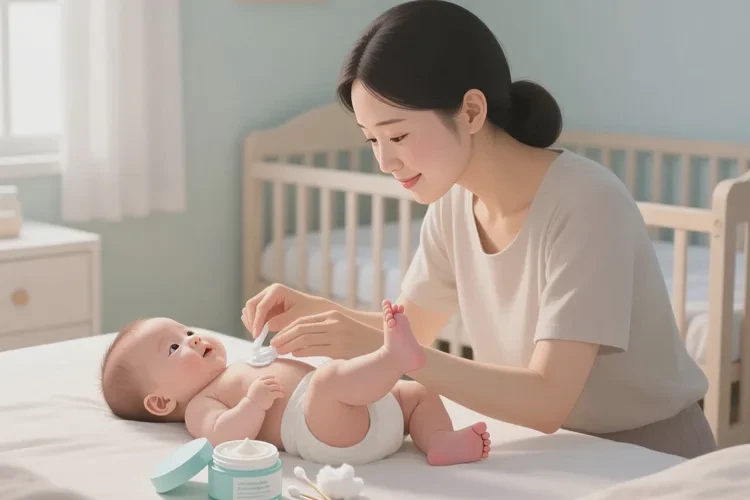 婴儿脚上经常长湿疹可以治愈吗(图1)