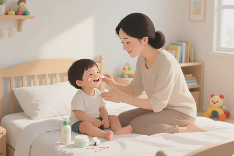 孩子大腿容易长湿疹可以治愈吗(图1)