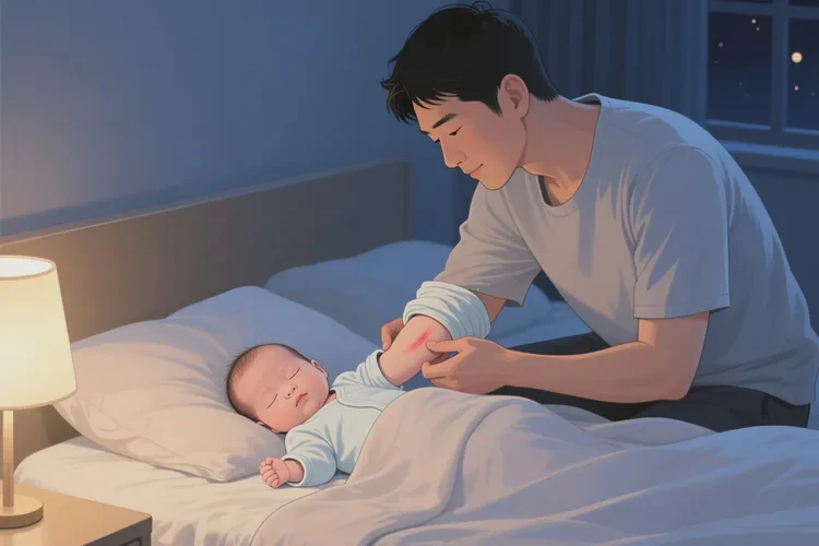 新生儿四肢偶尔起湿疹可以治愈吗(图2)