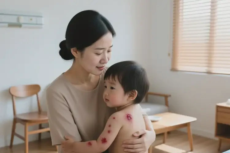 小孩身上经常长湿疹能治好吗(图2)