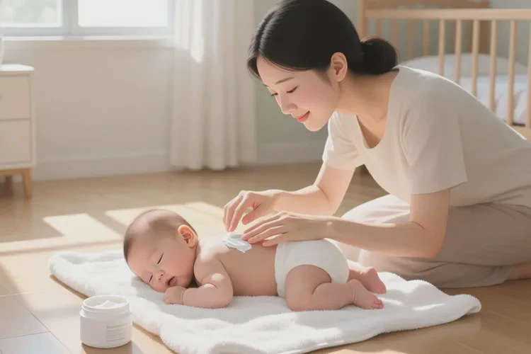 婴儿身上偶尔长湿疹可以治愈吗(图1)