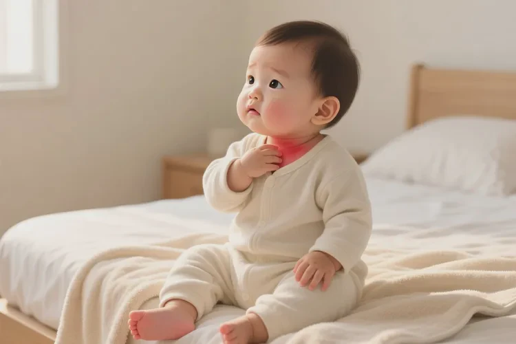 婴幼儿脖子上偶尔长湿疹可以治愈吗(图2)