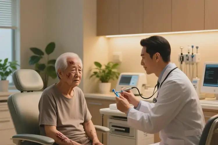 老年人脸上经常起湿疹能治好吗(图3)