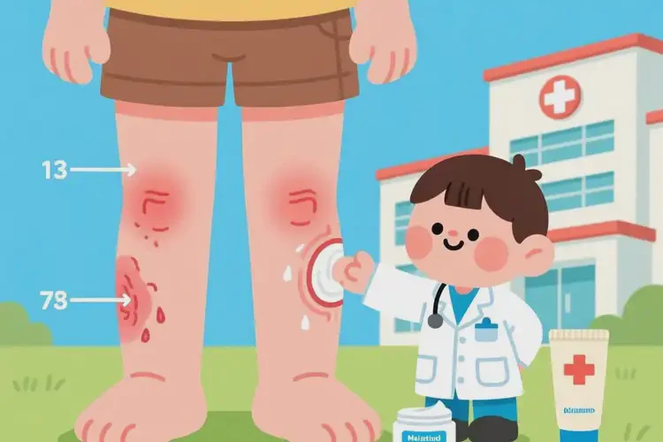 小孩大腿上出现湿疹能治好吗(图3)