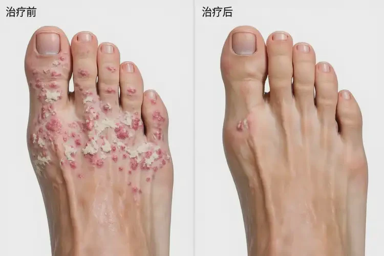 老年人脚上容易起湿疹能治好吗(图1)