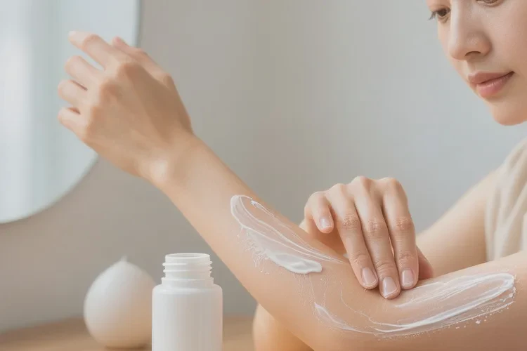 女性手臂上经常起湿疹可以治愈吗(图1)