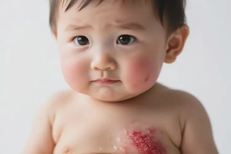 儿童肚子出现湿疹能治好吗(图4)