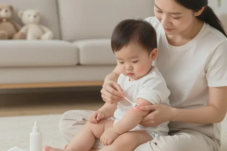 小孩手臂上出湿疹可以治愈吗(图1)