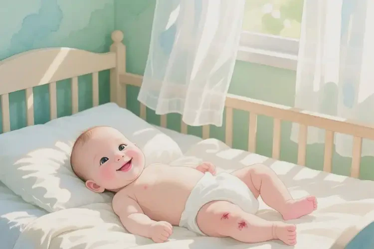 小儿大腿上偶尔长湿疹能够彻底治愈吗(图1)