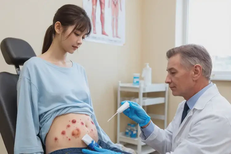 女性肚子容易长湿疹能靠自己自愈吗(图3)