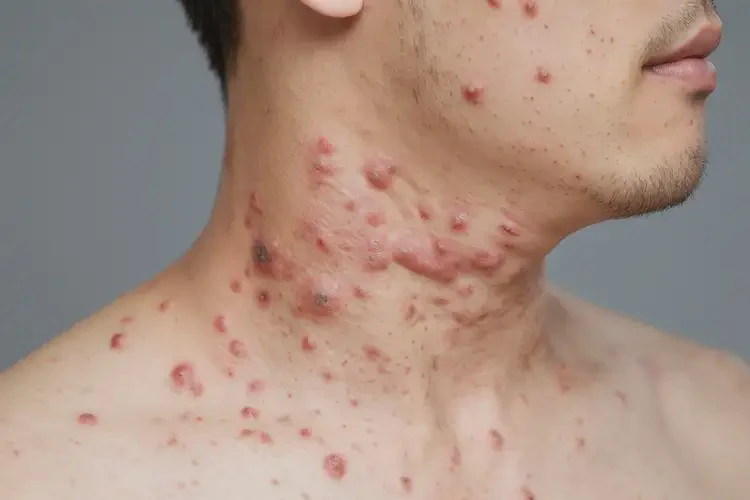 青年人脖子容易长湿疹不管它会自己自愈吗(图4)