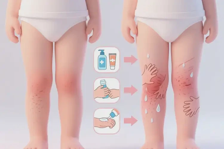 儿童大腿上出现湿疹能治好吗(图3)