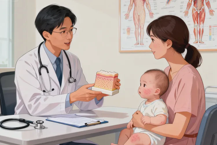 婴儿身上经常长湿疹可以治愈吗(图4)