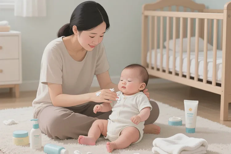 新生儿四肢偶尔起湿疹可以治愈吗(图1)