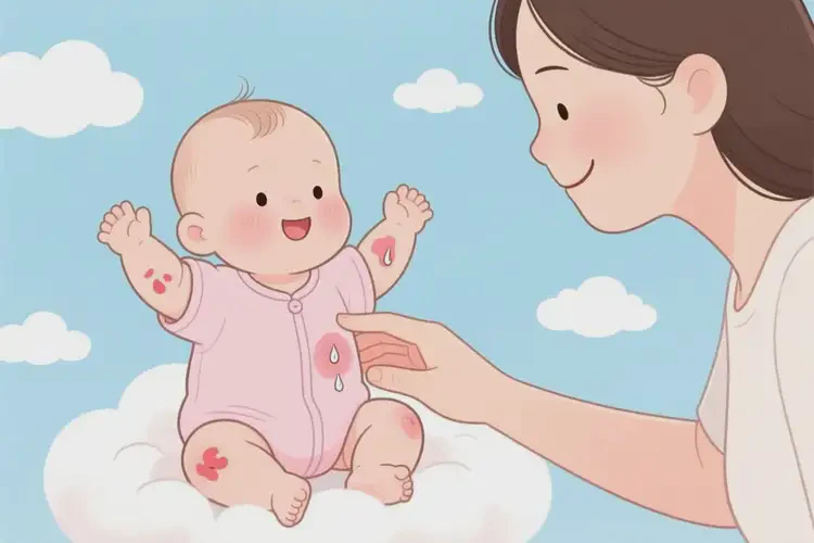 婴幼儿手臂上偶尔起湿疹能治好吗(图4)