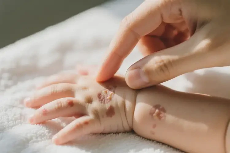 婴幼儿手上容易长湿疹能治好吗(图1)