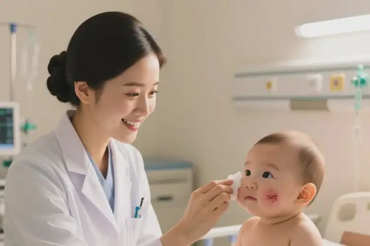 婴幼儿面部出现湿疹能治好吗(图2)