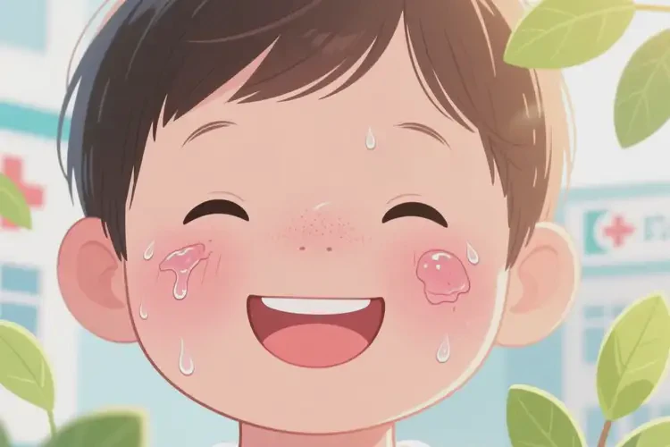 小孩脸上长湿疹能治好吗(图4)