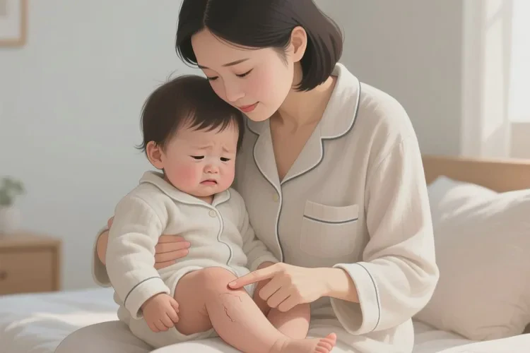 孩子大腿出现湿疹可以治愈吗(图1)