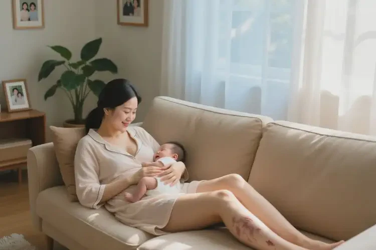 哺乳期妈妈大腿上经常长湿疹可以彻底自愈吗(图1)