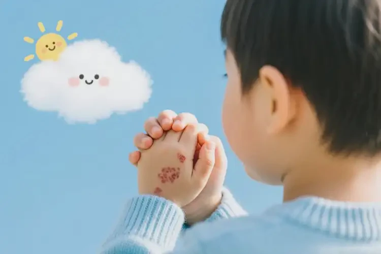 小孩手上有湿疹能治好吗(图2)