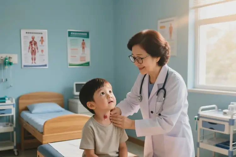 儿童脖子起湿疹能治好吗(图4)