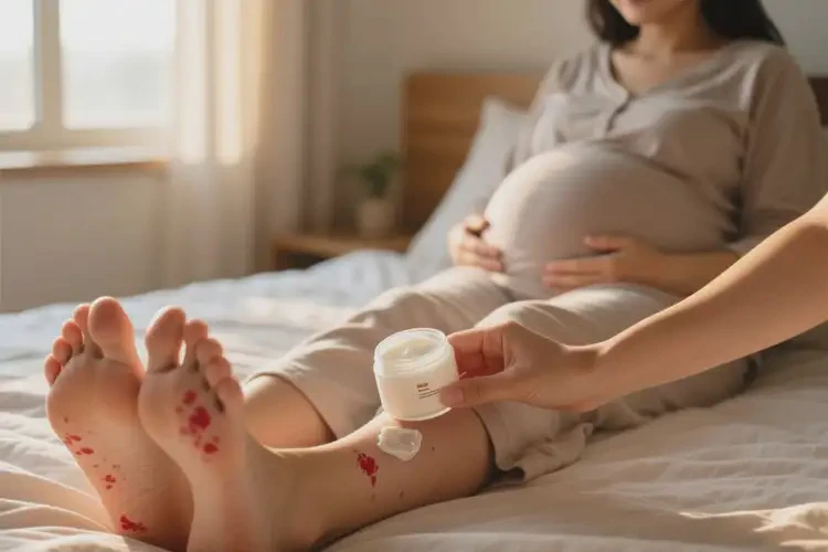 产妇脚上起湿疹能治好吗(图4)