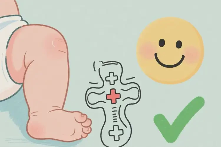 婴幼儿小腿容易起湿疹能治好吗(图1)