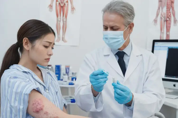 女性屁股上容易起湿疹不管它会自己痊愈吗(图2)