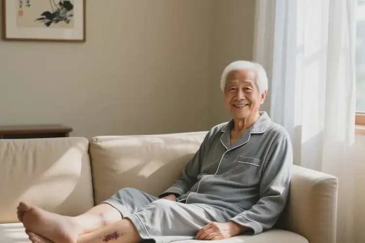 老年人小腿上经常起湿疹不管它会自己自愈吗(图1)