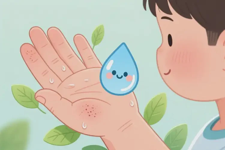 孩子手上容易长湿疹能治好吗(图4)