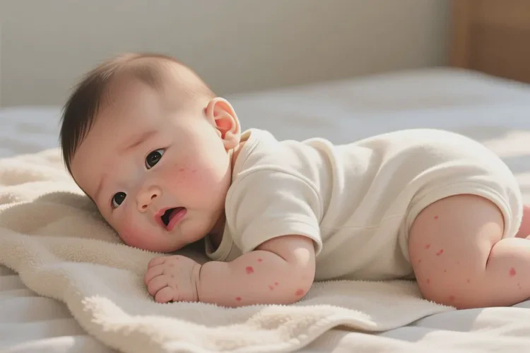 婴儿全身偶尔长湿疹可以治愈吗(图2)