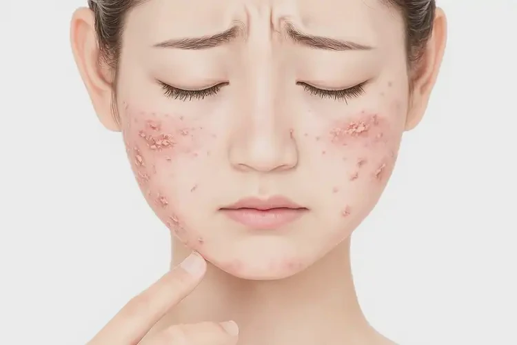 产妇脸上偶尔长湿疹不管它会自己痊愈吗(图4)