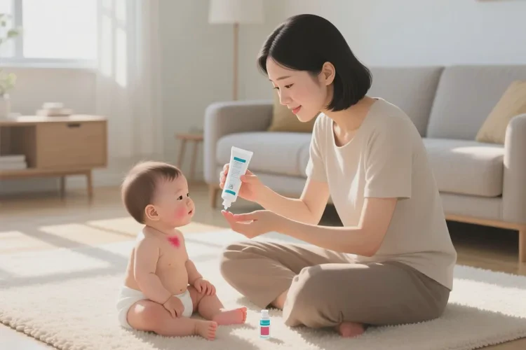 宝宝脖子上容易起湿疹可以治愈吗(图3)