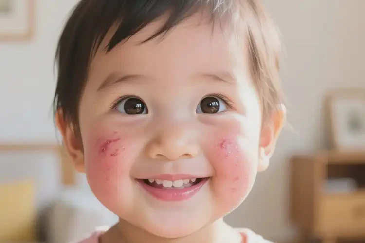 少儿脸上出现湿疹能治好吗(图2)