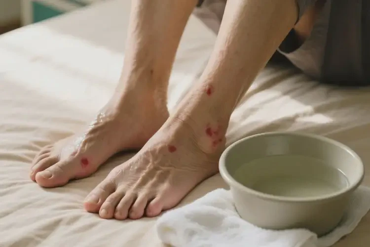 老年人脚上偶尔起湿疹能治好吗(图4)