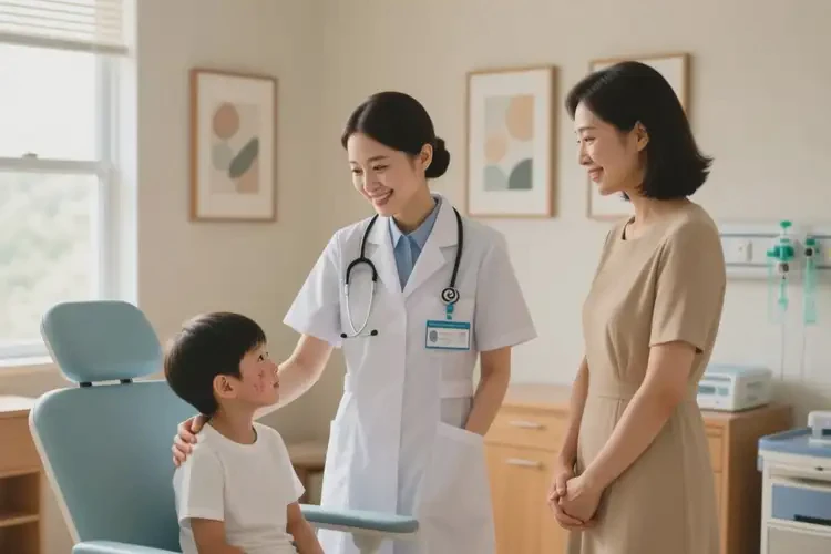 小孩脸上出现湿疹能治好吗(图1)