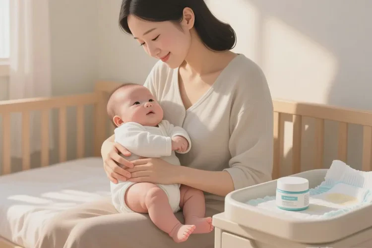 宝宝大腿上容易长湿疹可以治愈吗(图1)