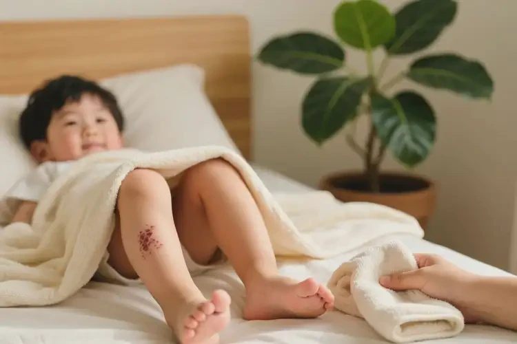 孩子脚上有湿疹能治好吗(图1)